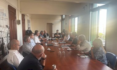 Encuentro institucional en la Confederación General de Comercio y Servicios (CGCyS) y CGERA con representantes del sector empresario